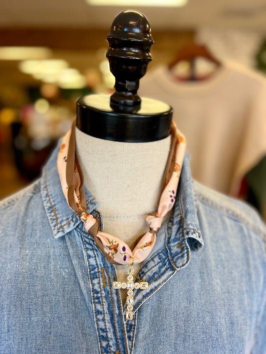 Scarf Pendant Necklace