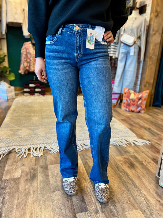 Risen High Rise Baggy Jean