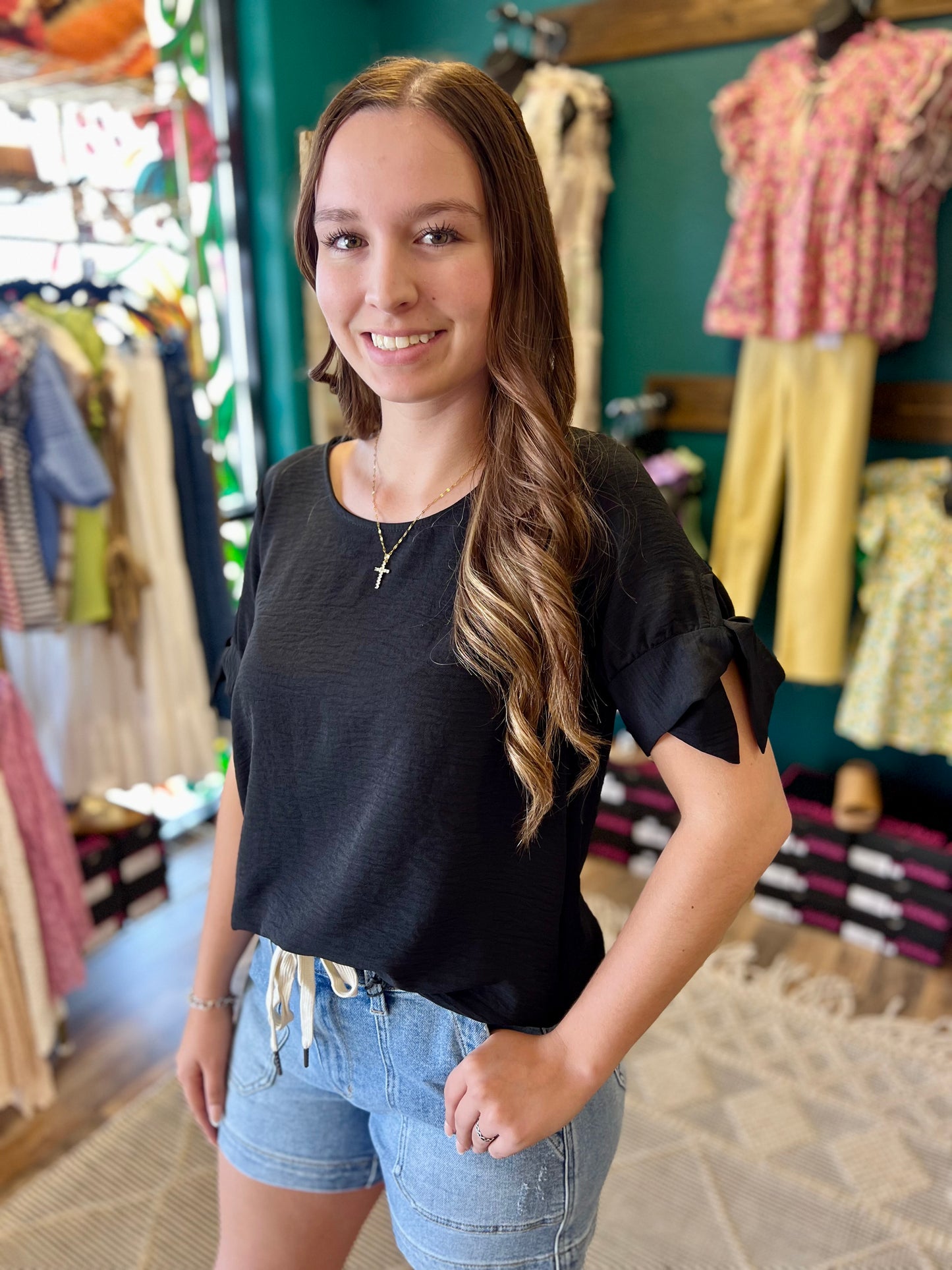 Side Tie Basic Top
