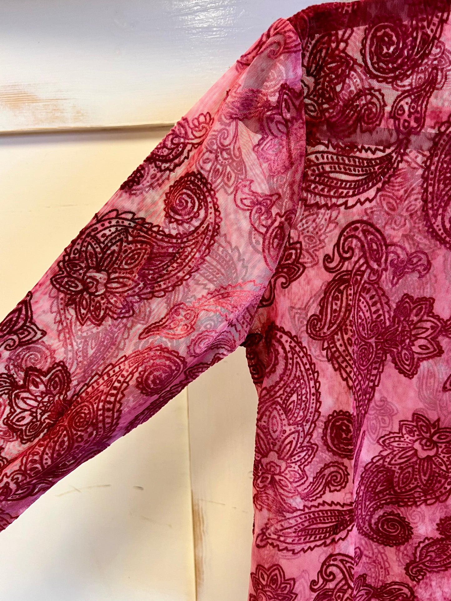 Paisley Lace Sheer Top