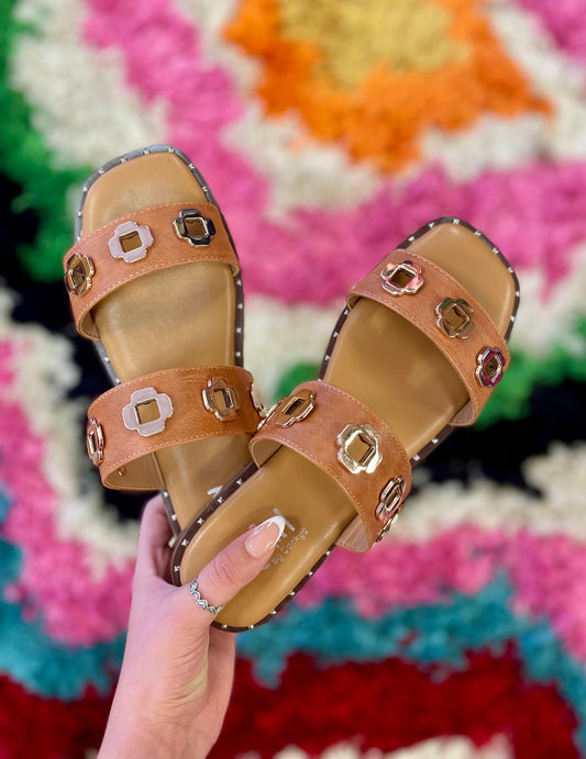 Cognac Low Tide Sandal