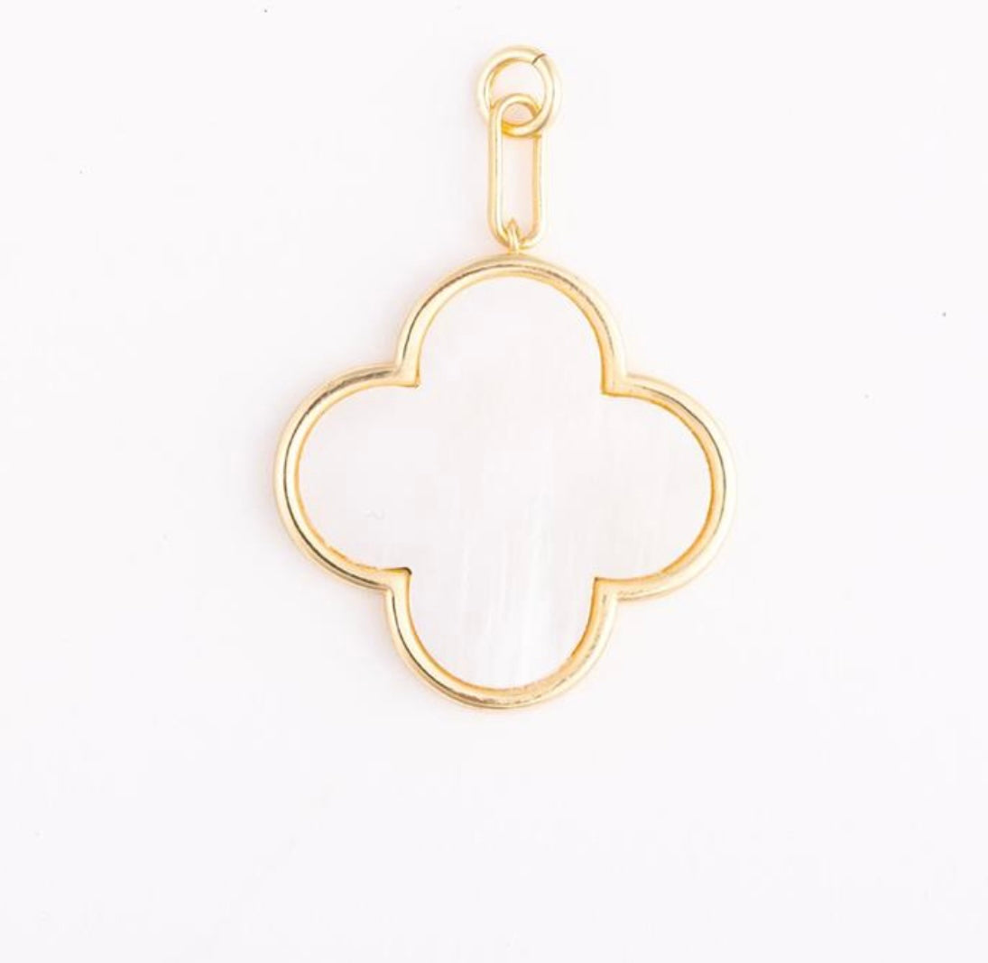 Quatrefoil Bag Charm