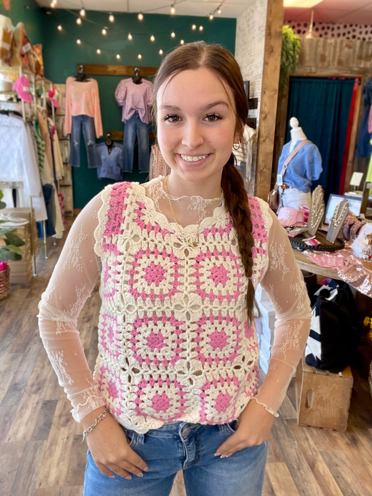 Crochet Knit Tank