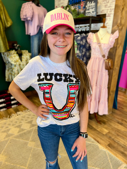 Lucky U Horseshoe Tee