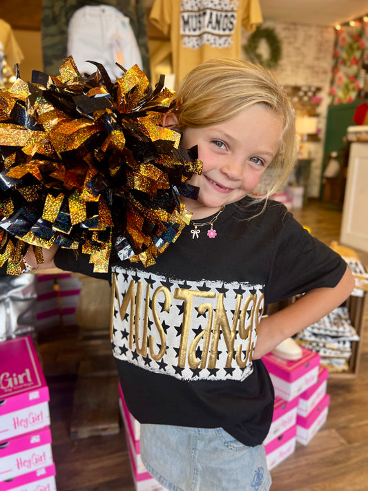 Kids Star Mustangs Tee