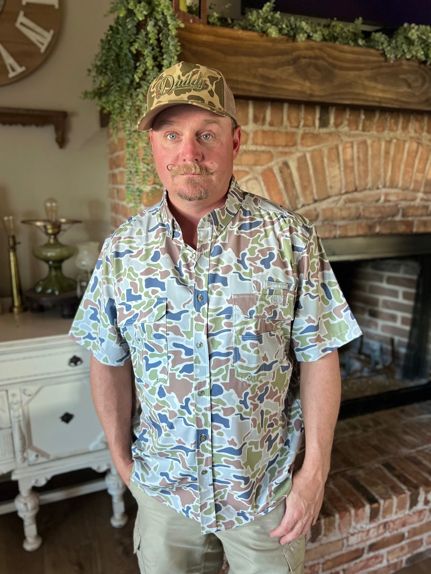 Texas Sand Camo Fishing Shirt