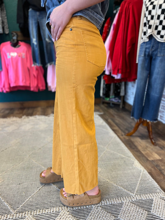 Single Button Colored Pant