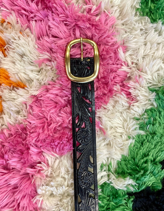 Paisley Cut Out Belt