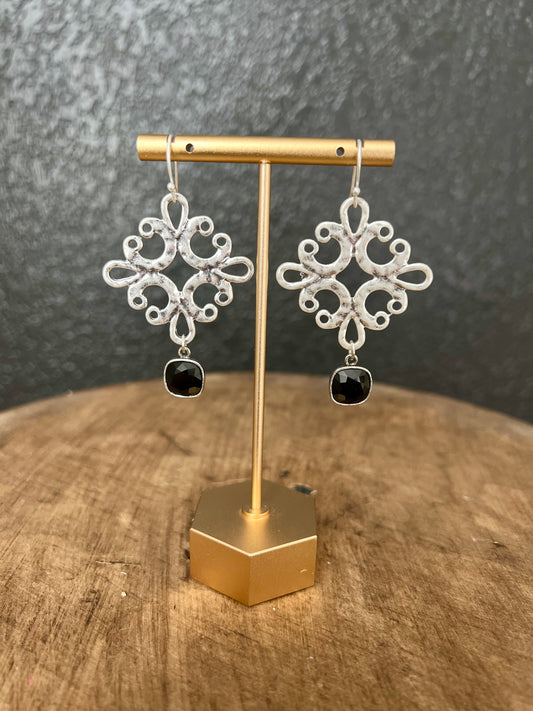Silver Filigree Earring
