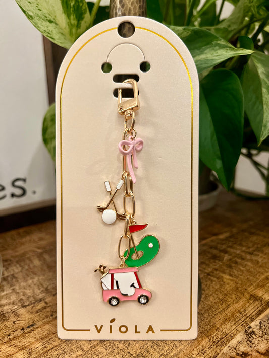 Golf Bag Charm/Keychain