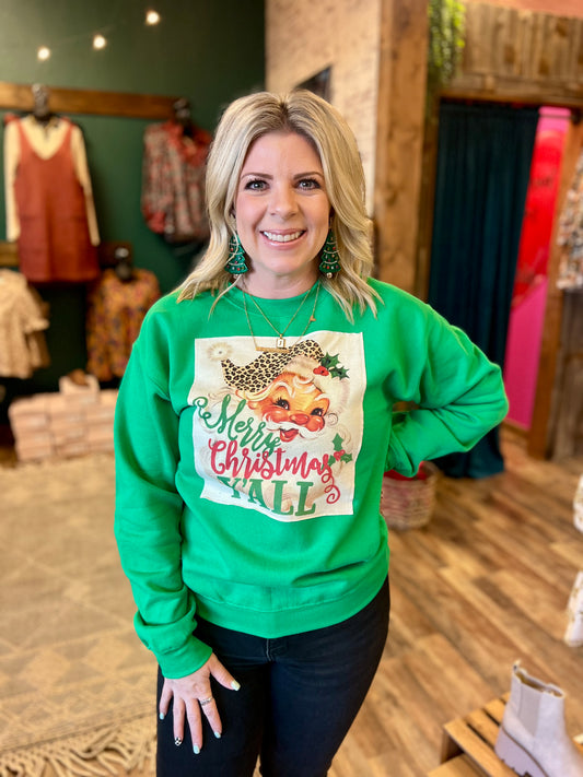 Merry Christmas Y’all Sweatshirt