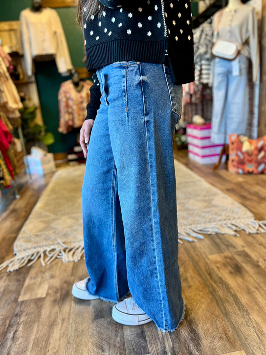 Risen Slouchy Wide Leg Jean