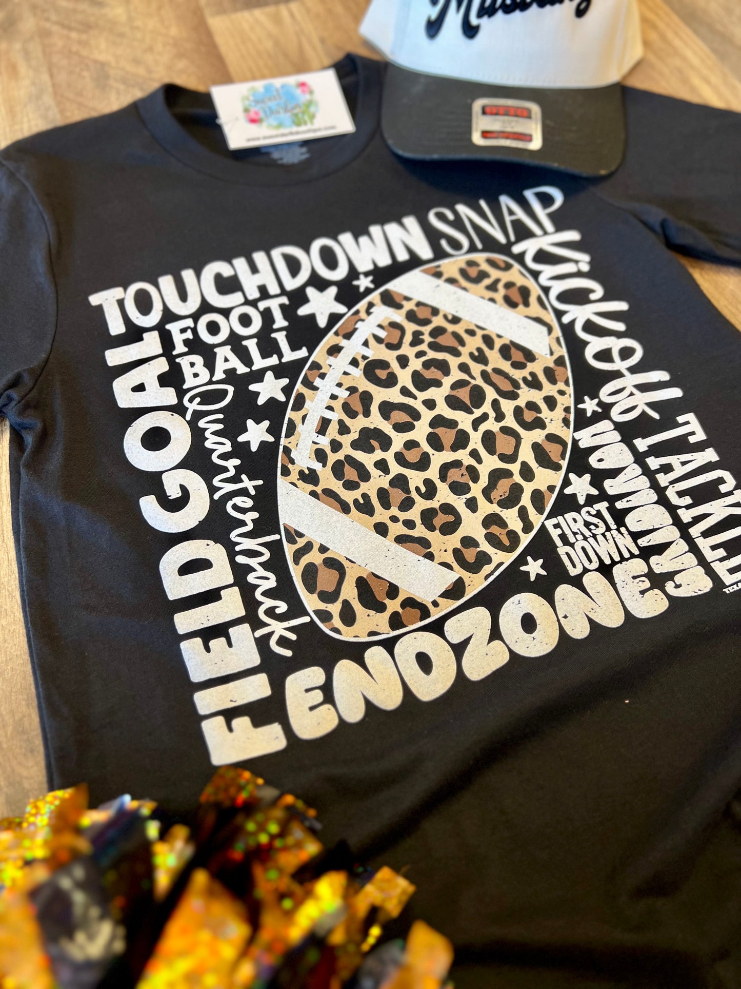 Leopard Touchdown Tee