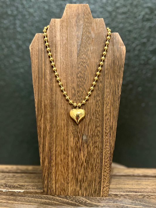 Bubble Heart Necklace
