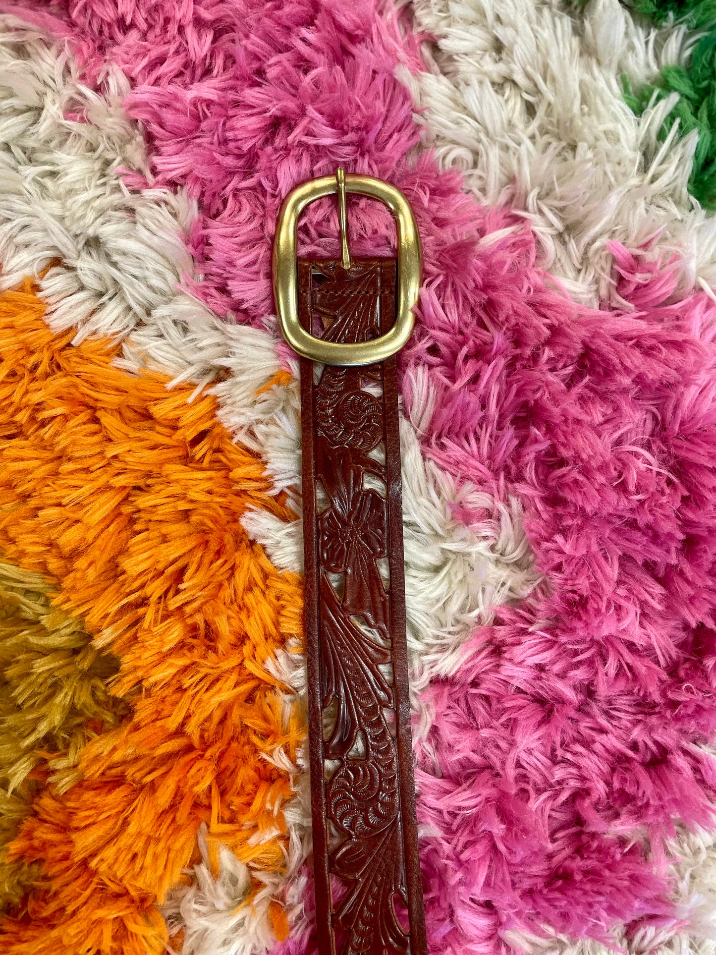 Paisley Cut Out Belt