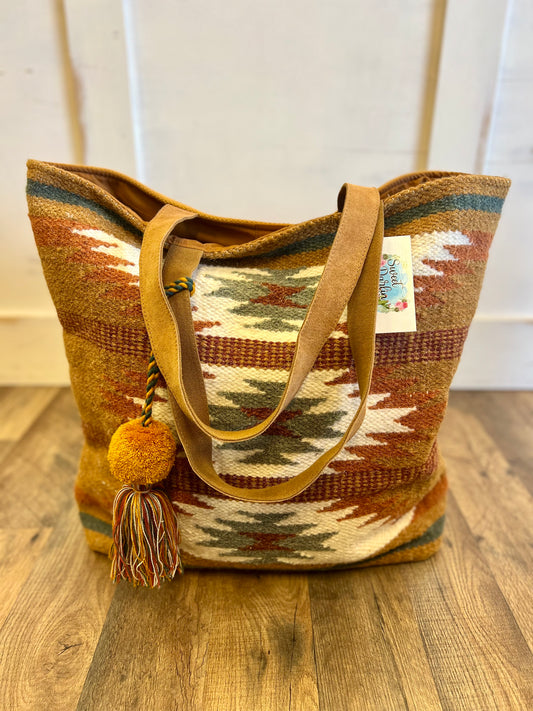Rust Aztec Bag