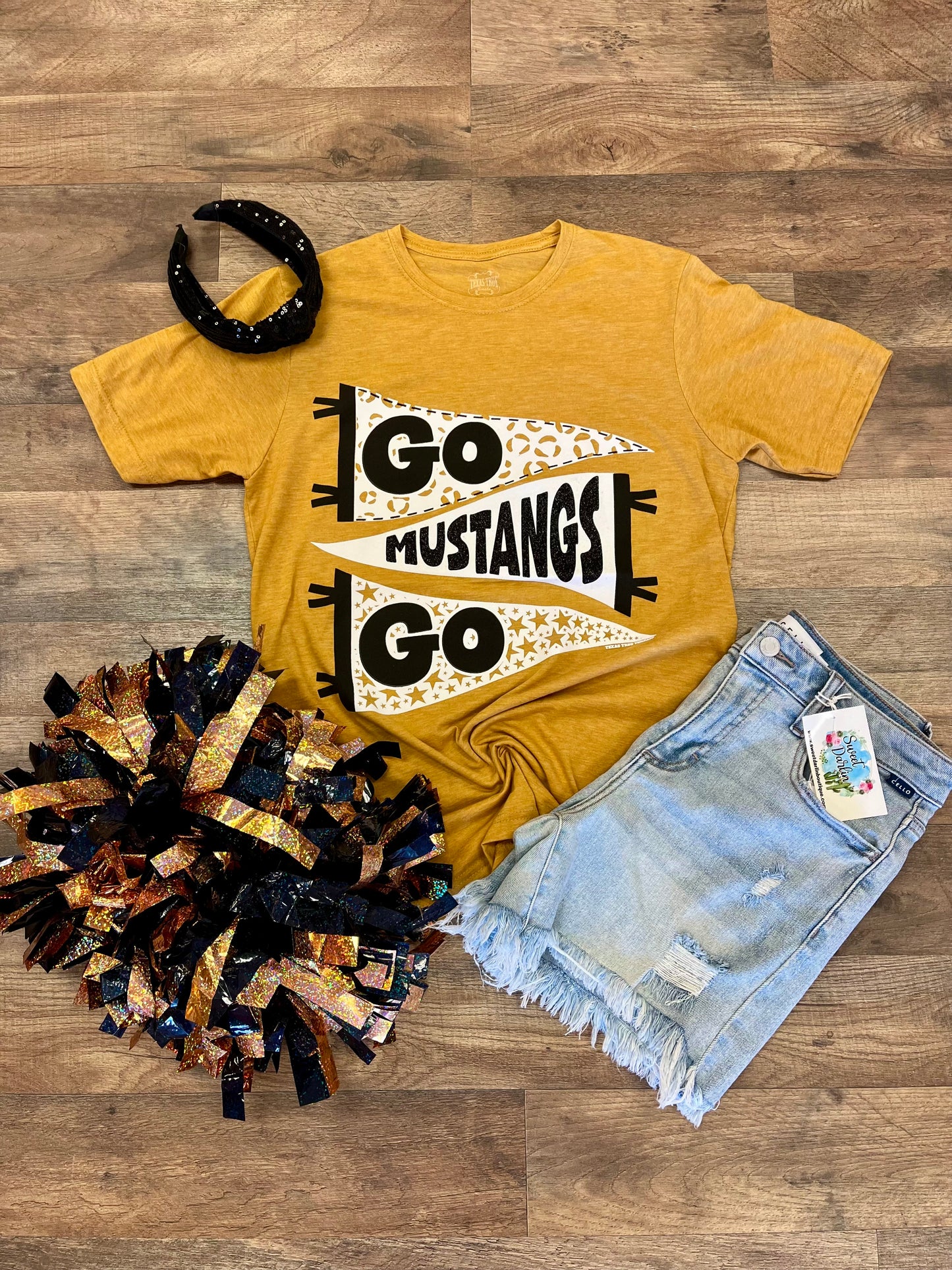 Go Mustangs Go Tee