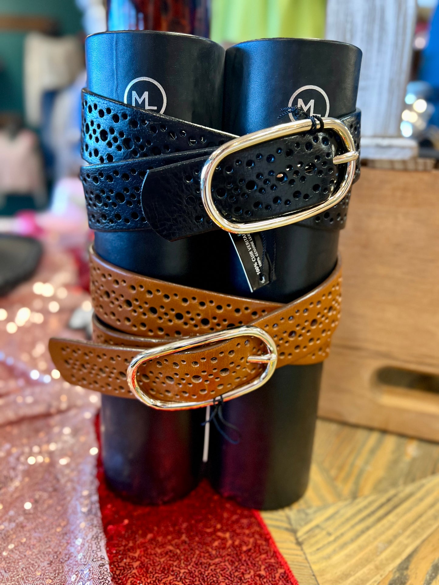 Dottie Cut Out Belt