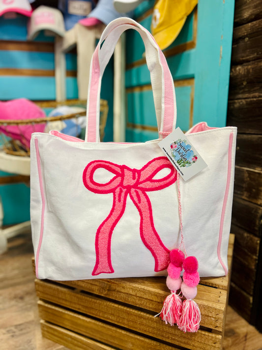 Pink Bow Tote