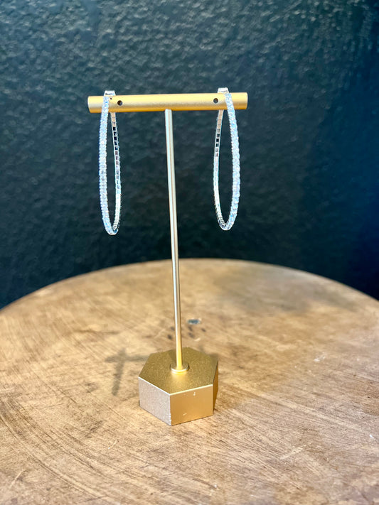 Teardrop Hoop Earring