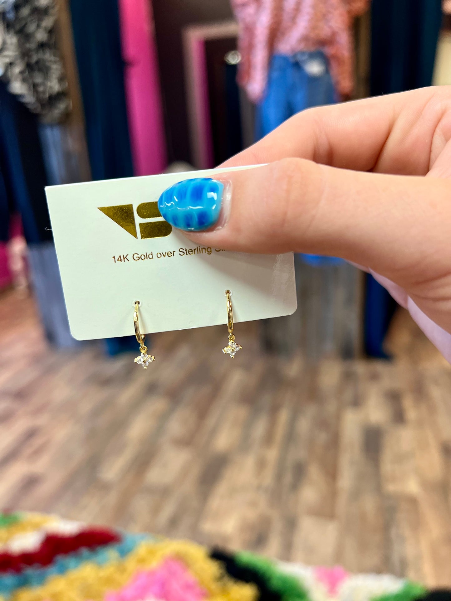 Waterproof Huggie Gold Plated Earrings