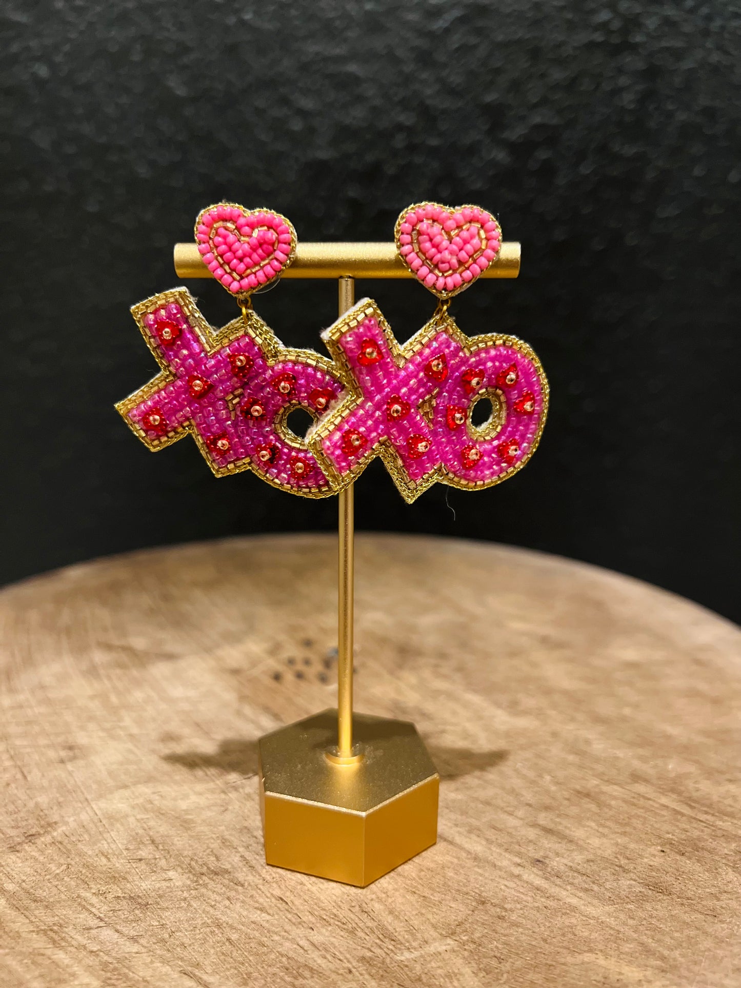 XOXO Beaded Earring