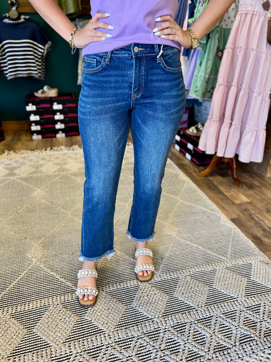 Dark Wash Straight Jean