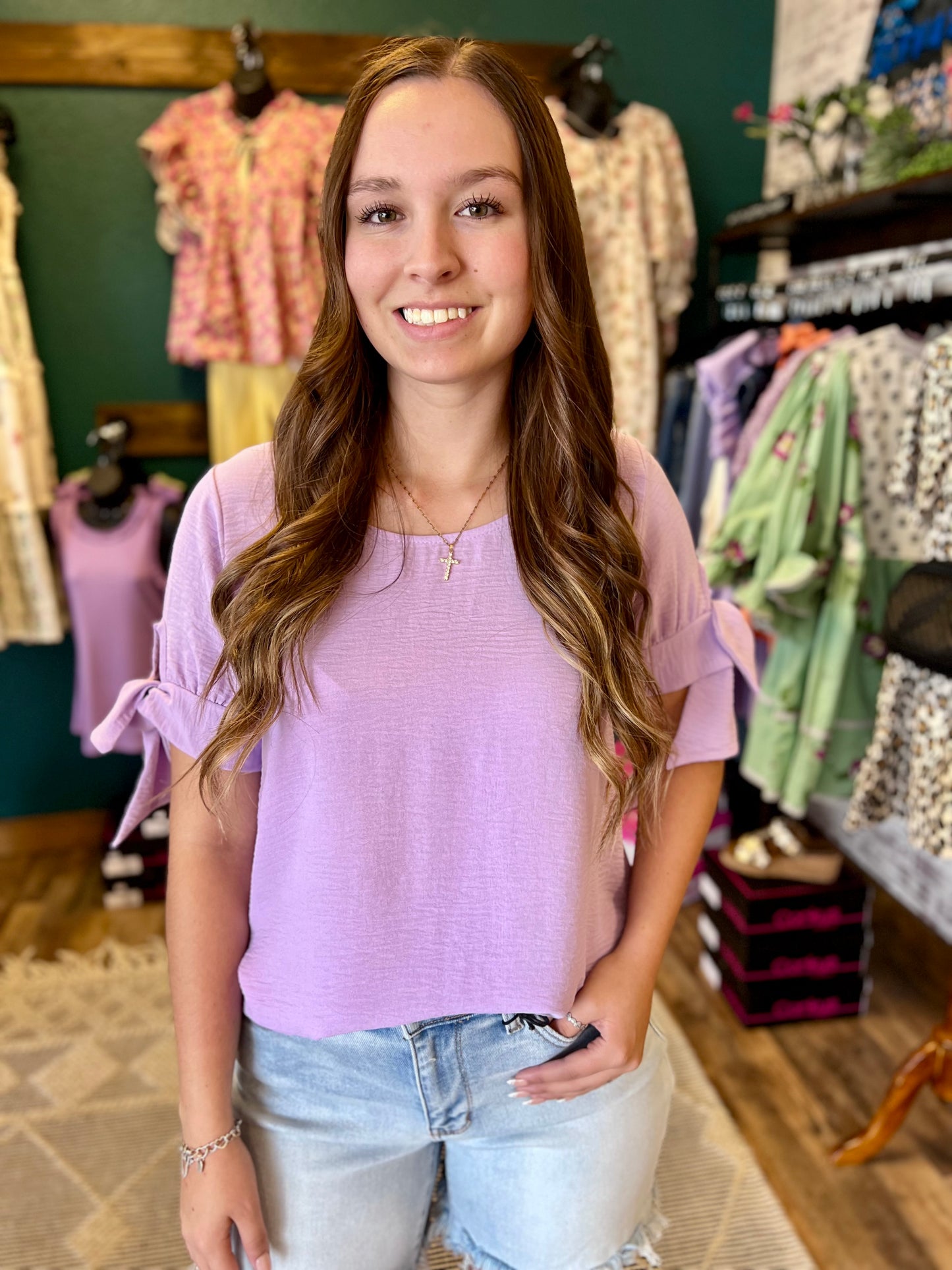Side Tie Basic Top