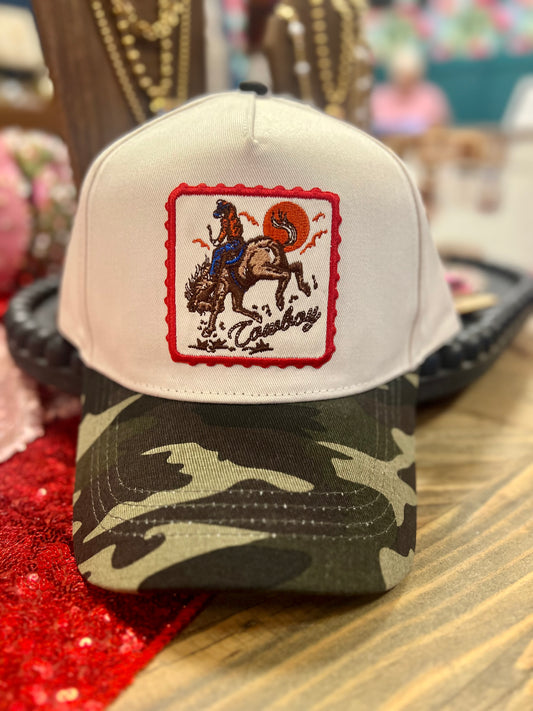 Camo Cowboy Canvas Hat