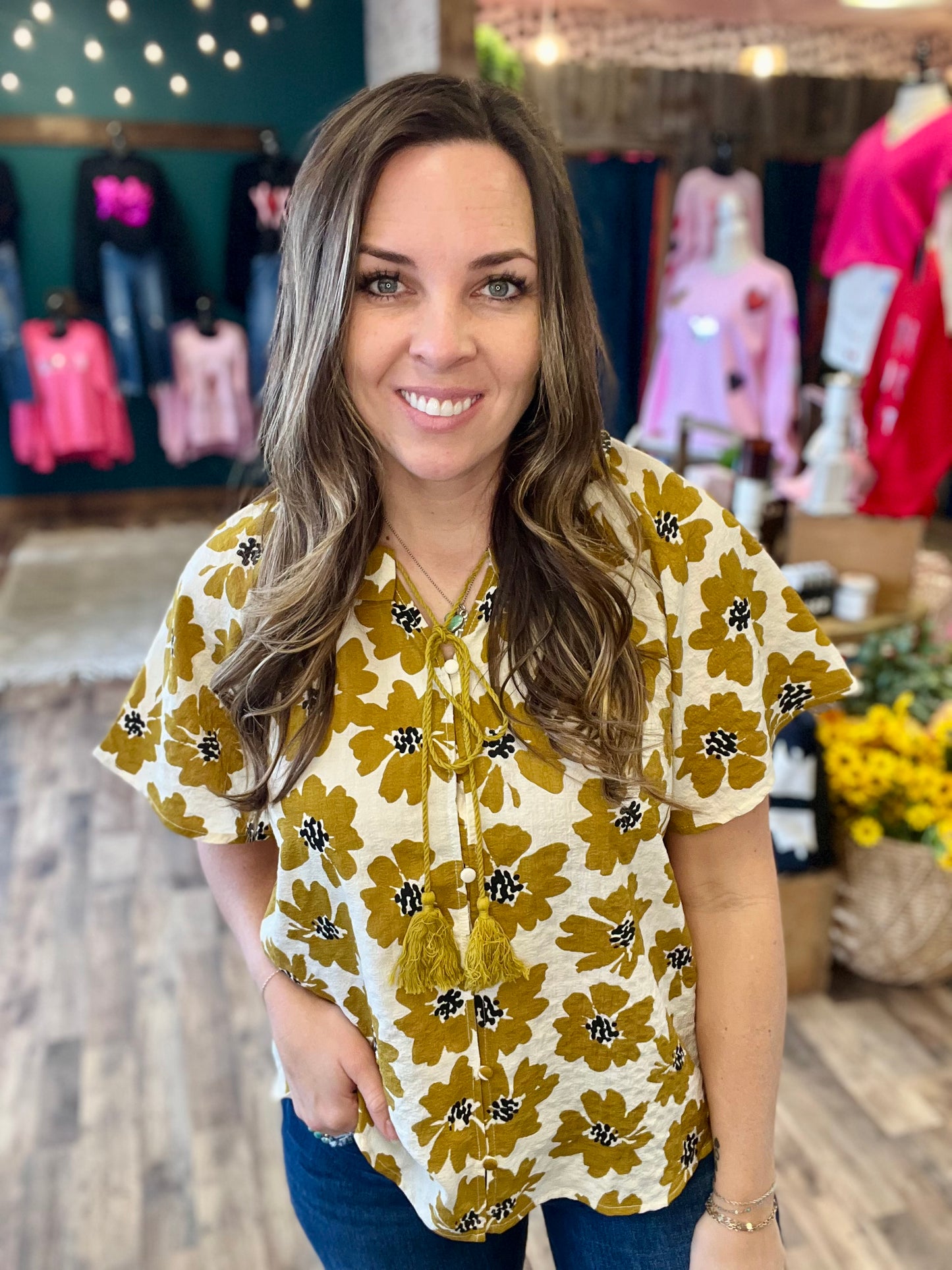 Mustard Poppy Top