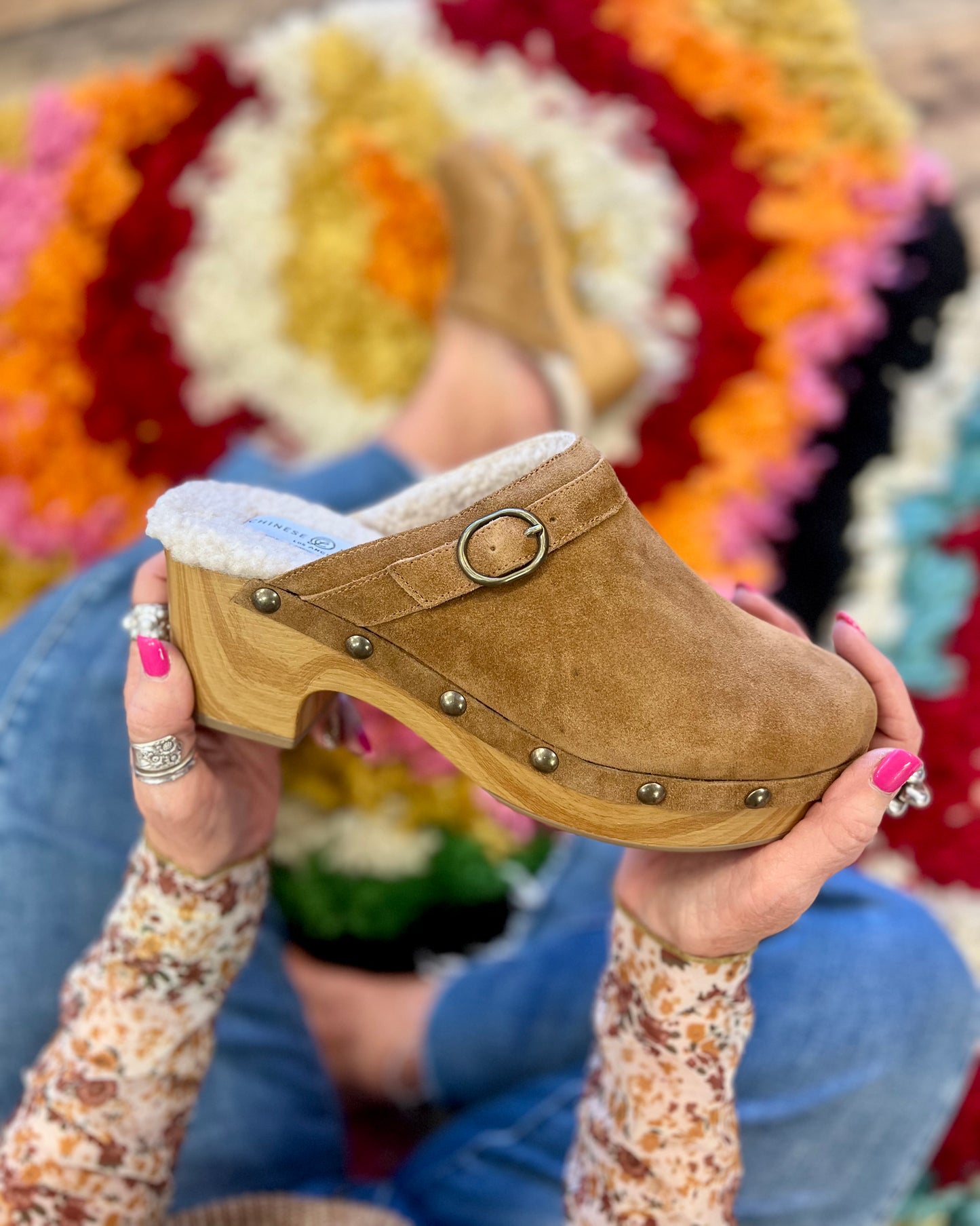 Chinese Laundry Carlie Suede Clog