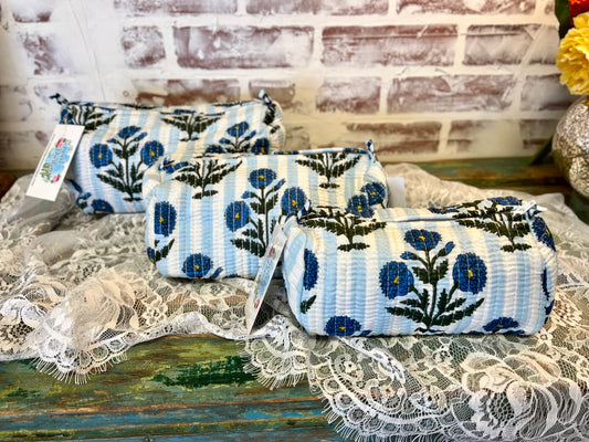 Quilted Cosmetic Bag