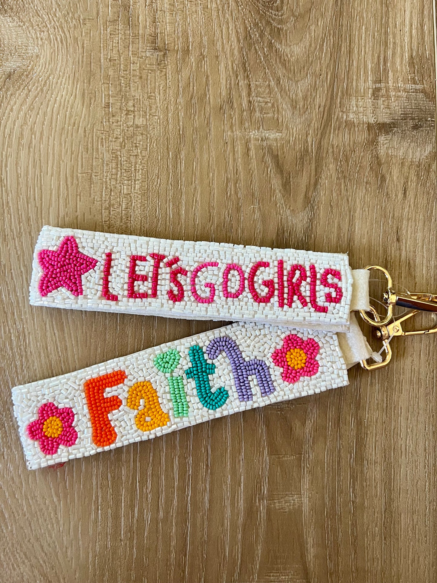 Girly Beaded Keychain