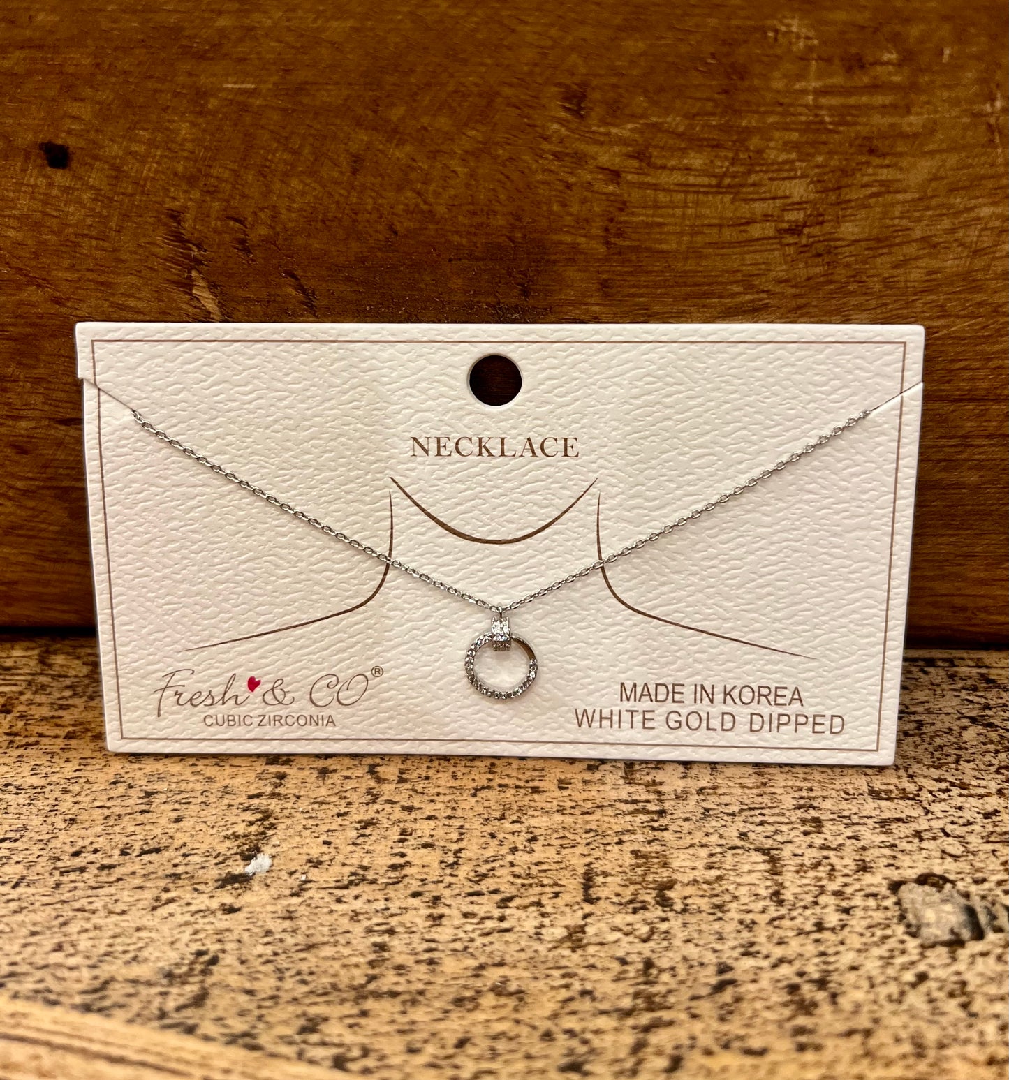 Diamond Circle Necklace