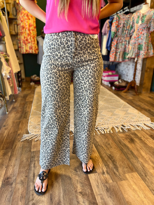 Leopard Print Pant