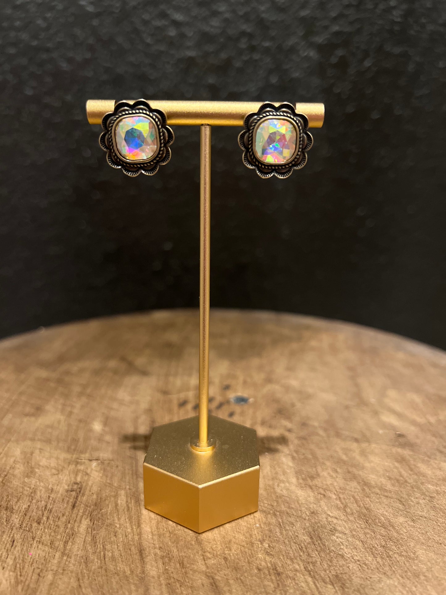 Concho Post Earring