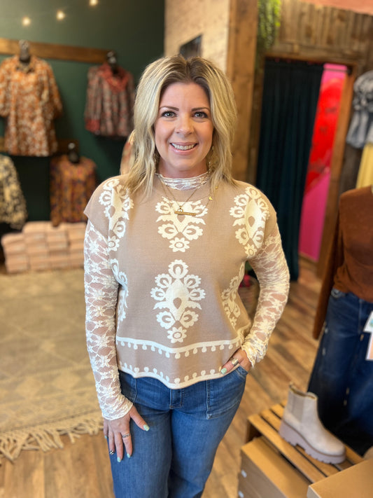 Medallion Sweater Vest