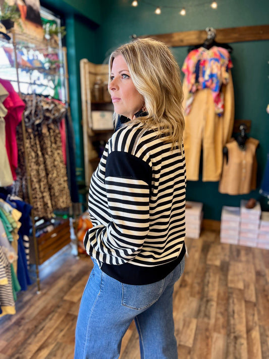 Stripe Sweatshirt