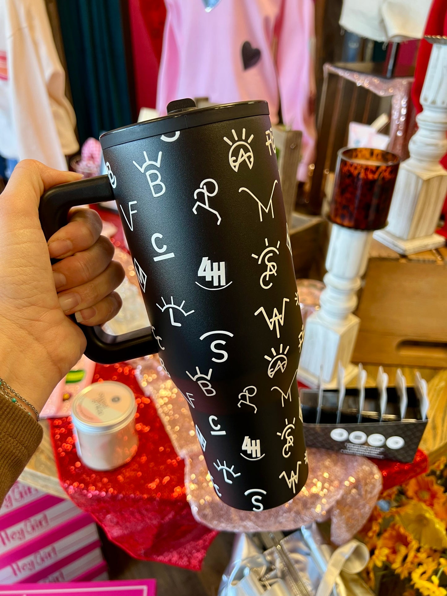 Brands Cup w/ Spill Proof Lid