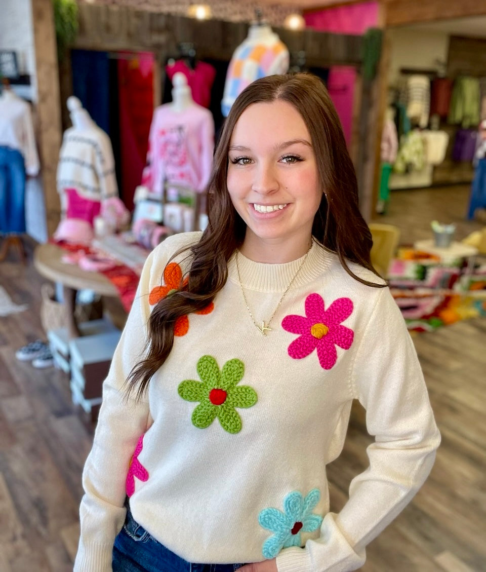 Flower Patch Sweater