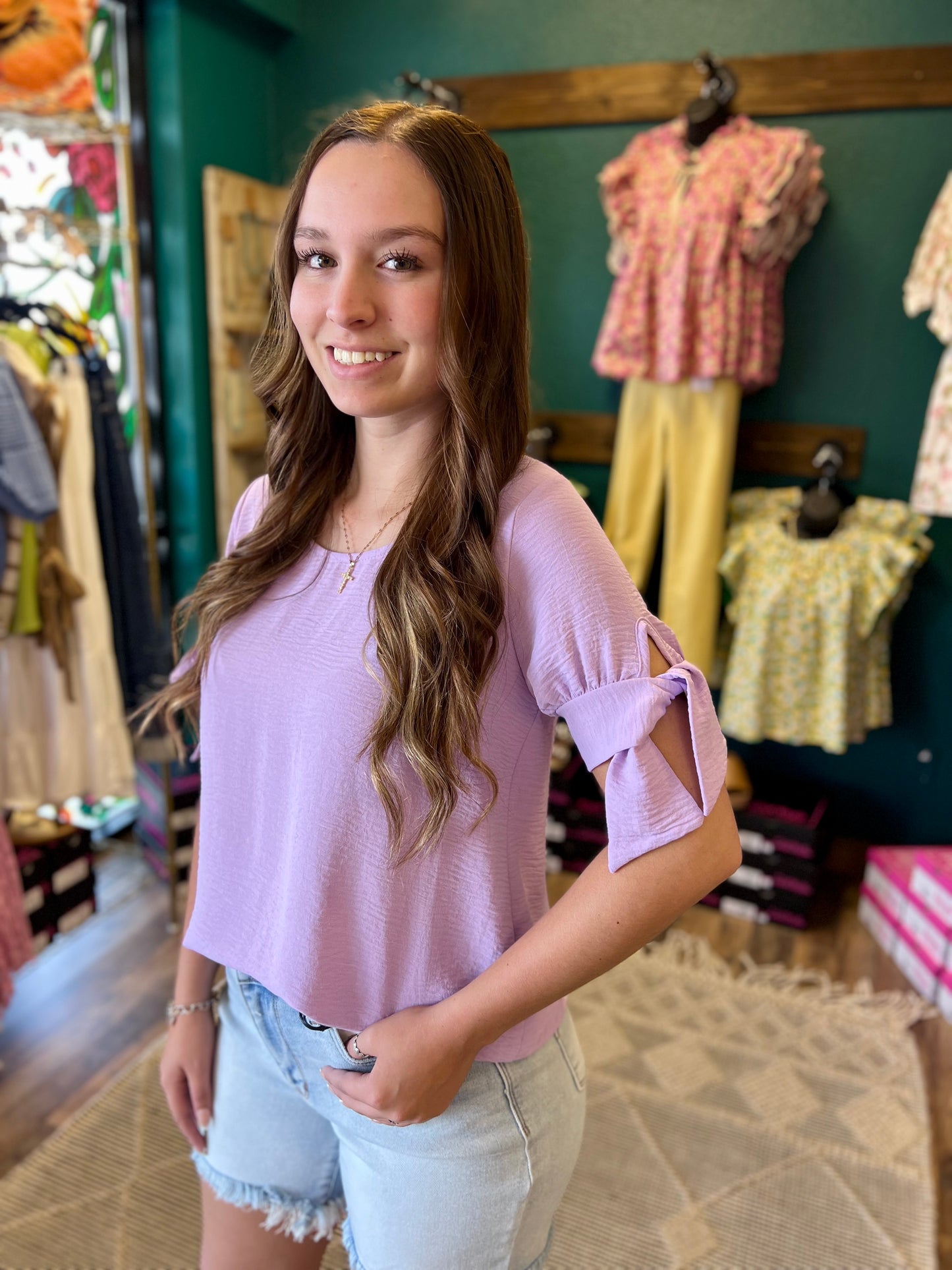 Side Tie Basic Top