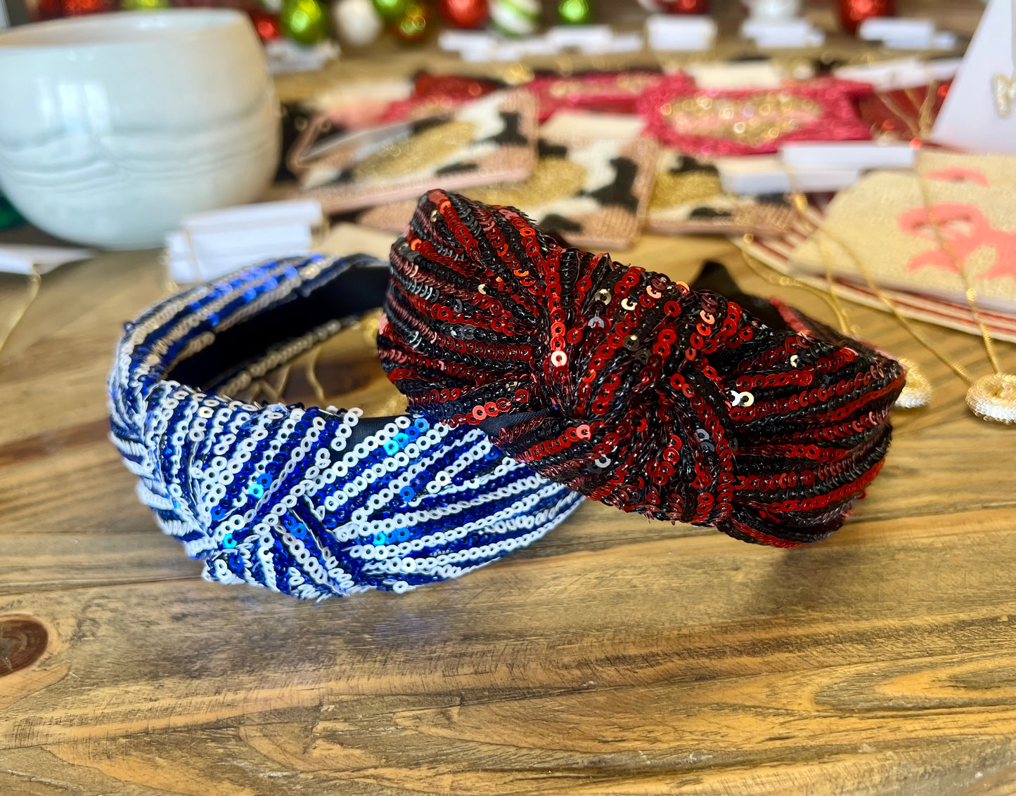 Sequin Knot Headbands