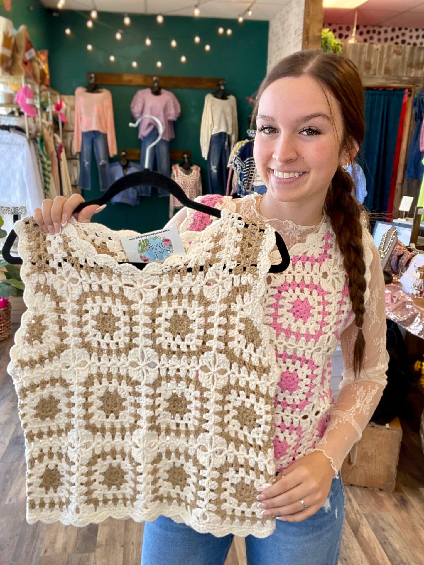 Crochet Knit Tank