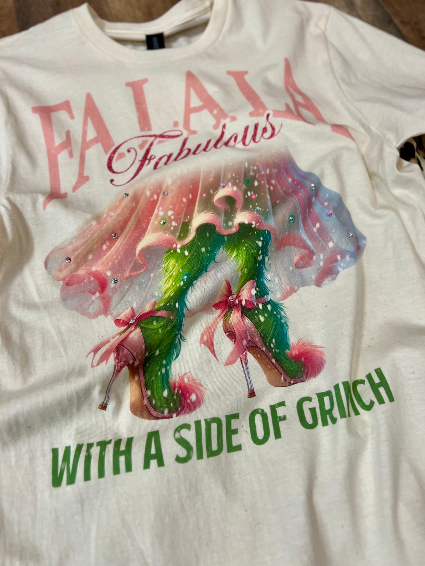 Fabulous Grinch Bling Tee