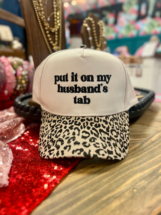 Put It On My Husband’s Tab Canvas Hat