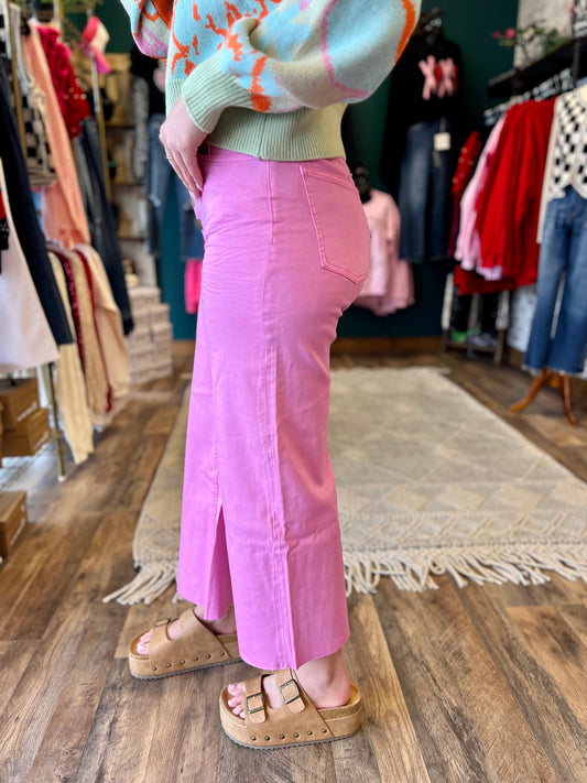 5 Button Colored Pant