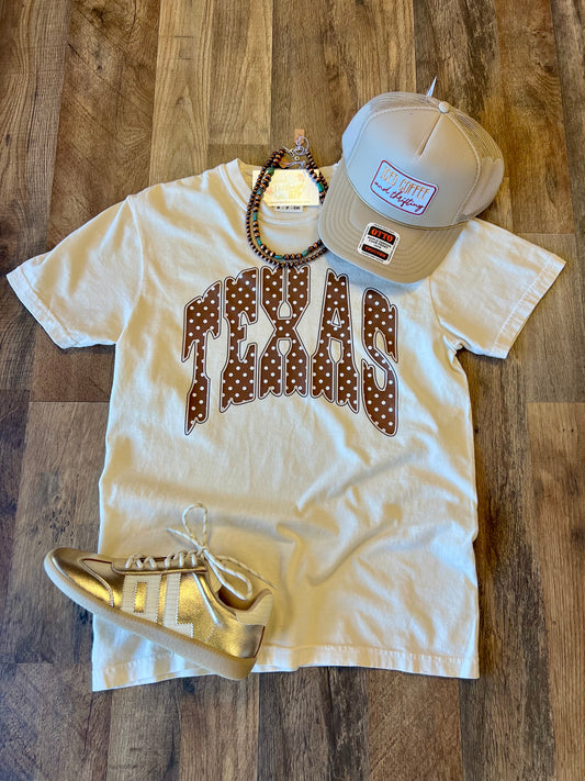 Polka Dot Texas Tee