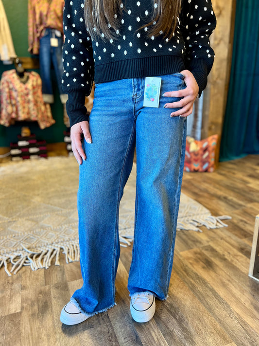 Risen Slouchy Wide Leg Jean