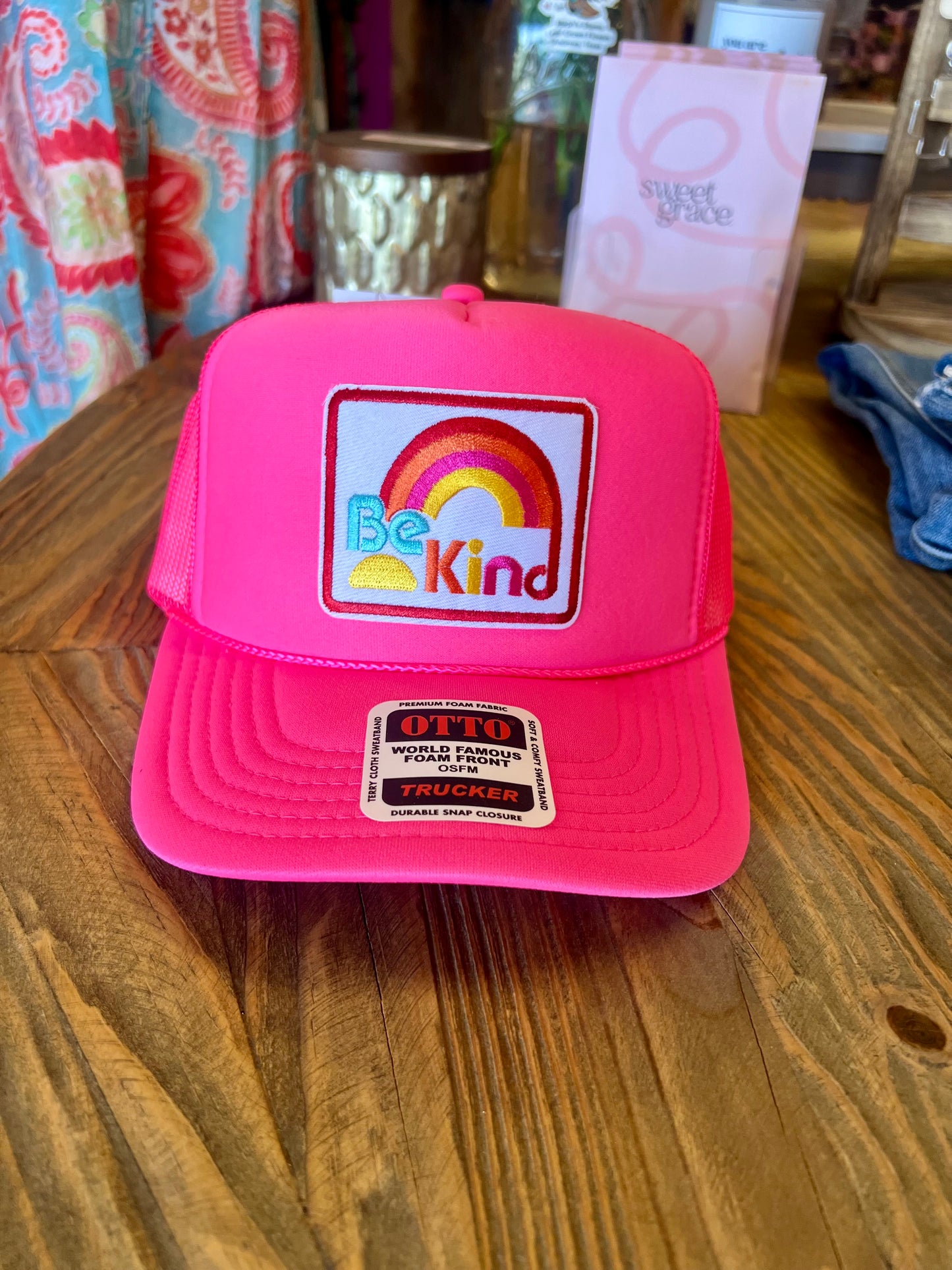 Neon Be Kind Hat