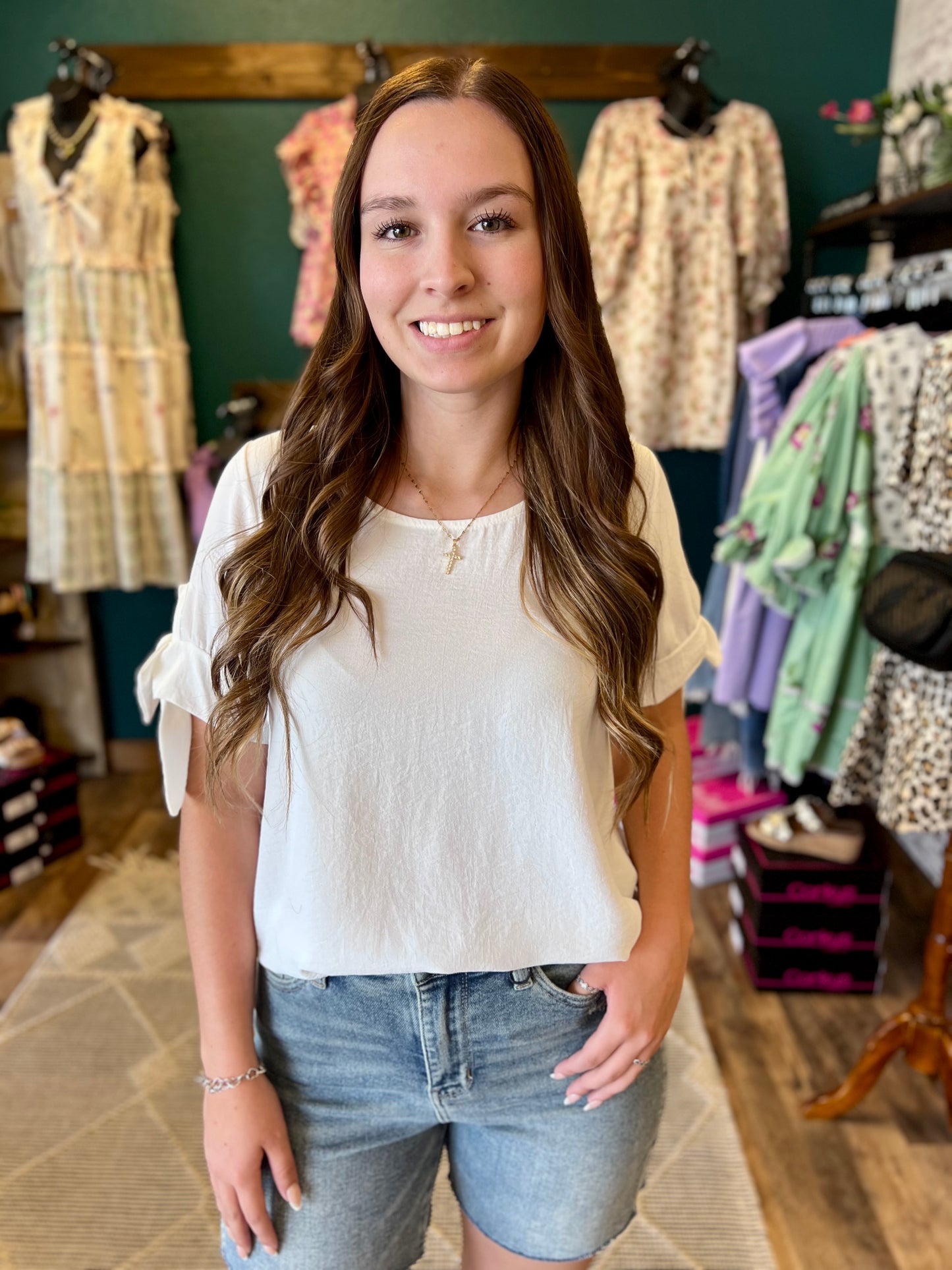 Side Tie Basic Top